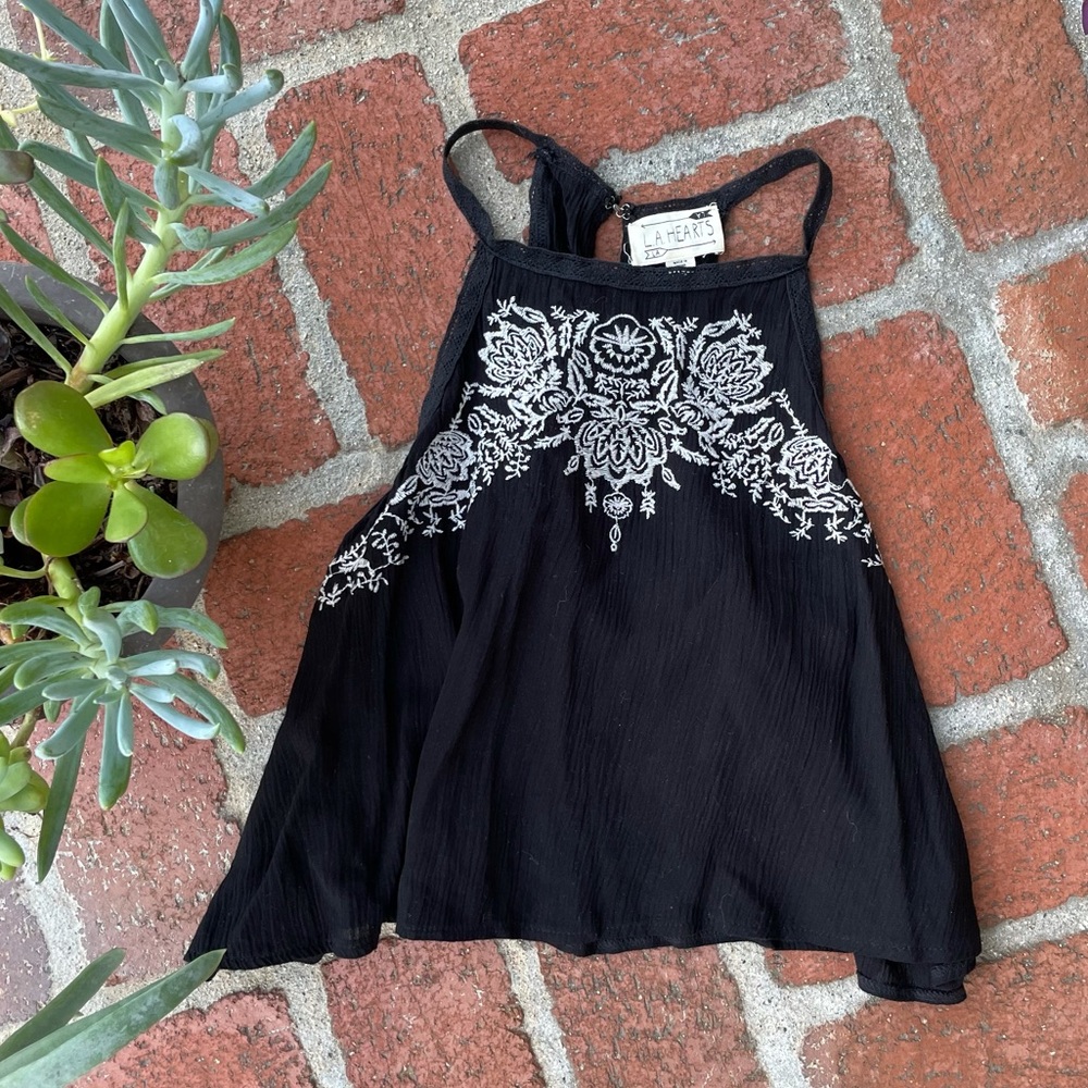 Flowy cropped blouse